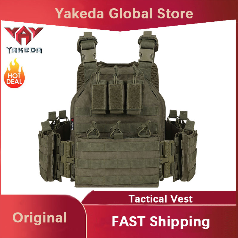 Summer Clothing Release - Chaleco táctico YAKEDA, chaleco de liberación
