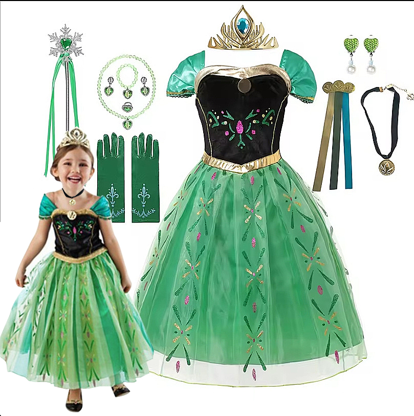 Summer Kids Clothing - Disfraz de Anna para niños y