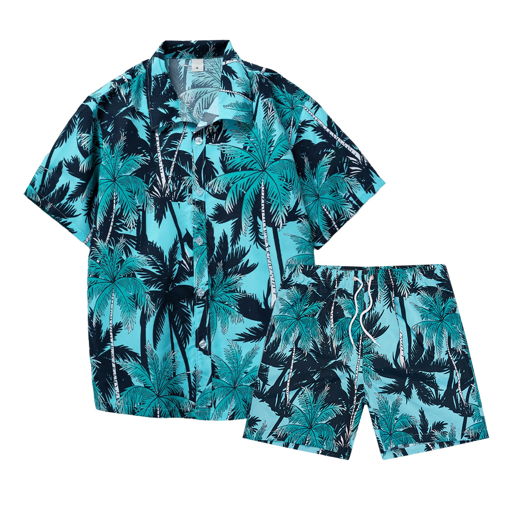Summer Clothes Fashion - Conjunto de Camisa y Pantalones Cortos