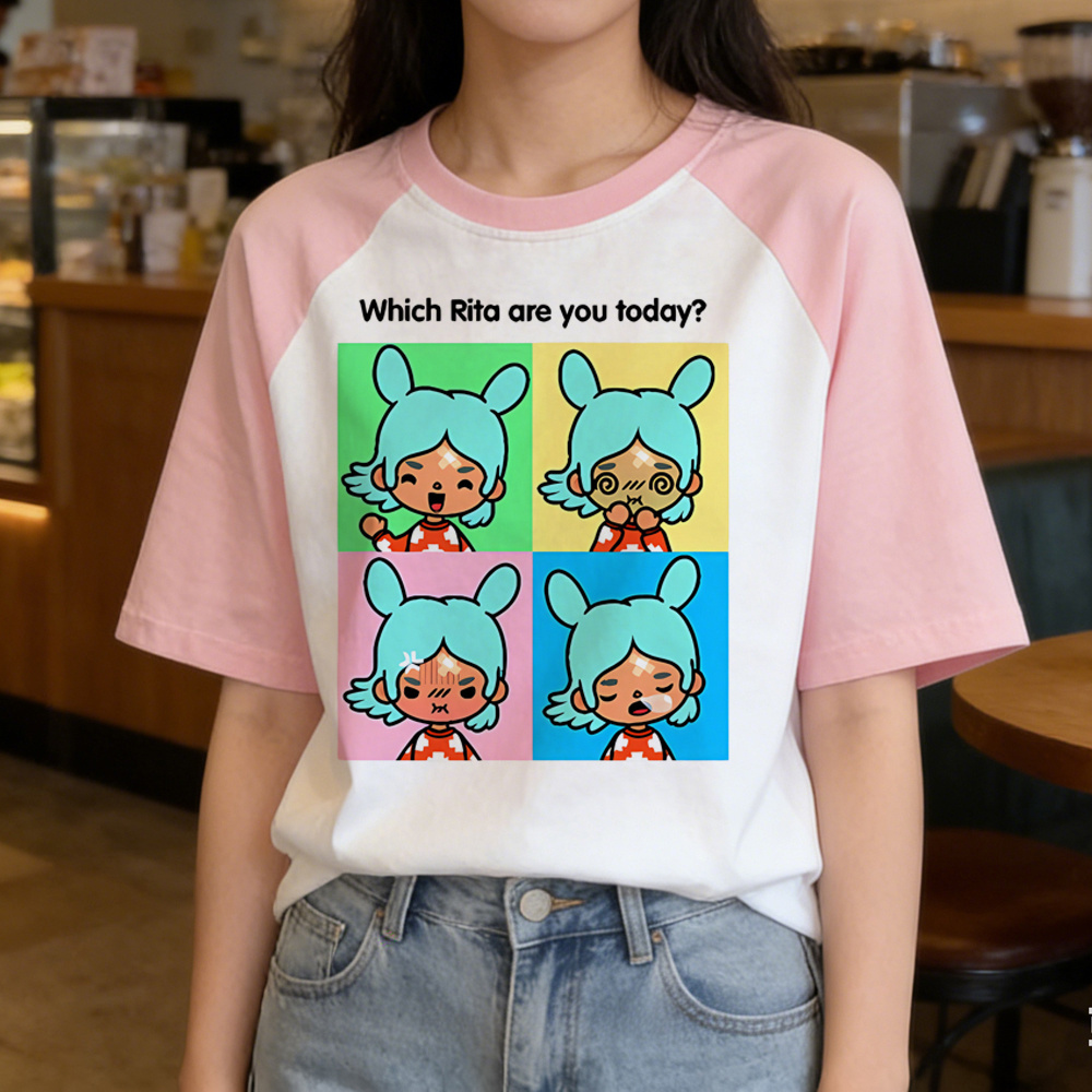 Summer Goth Clothing - Camiseta Toca Boca para adolescentes, estilo