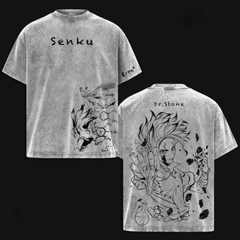 Summer Clothing Italy - Camiseta Ishigami Senkuu Dr.STONE con estampado