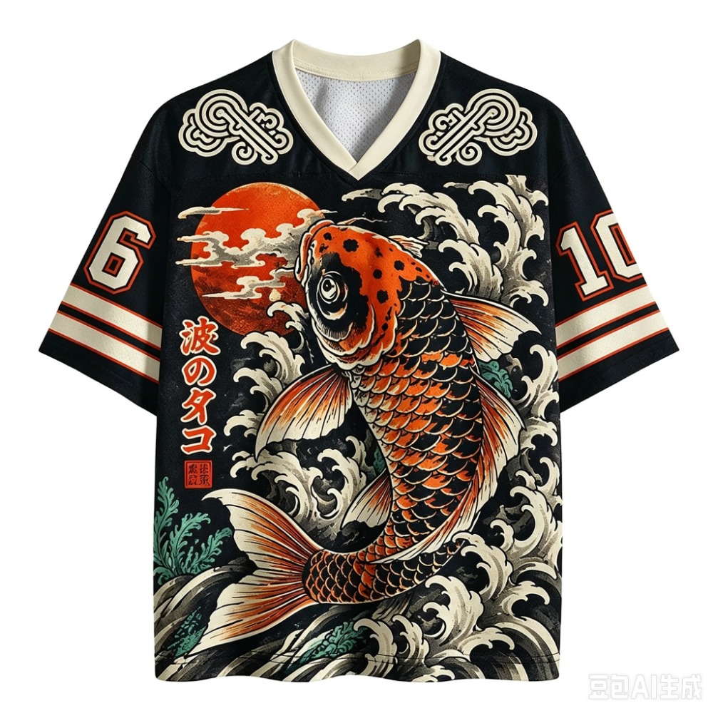 Japanese Summer Clothing Men - Camiseta con cuello en V para