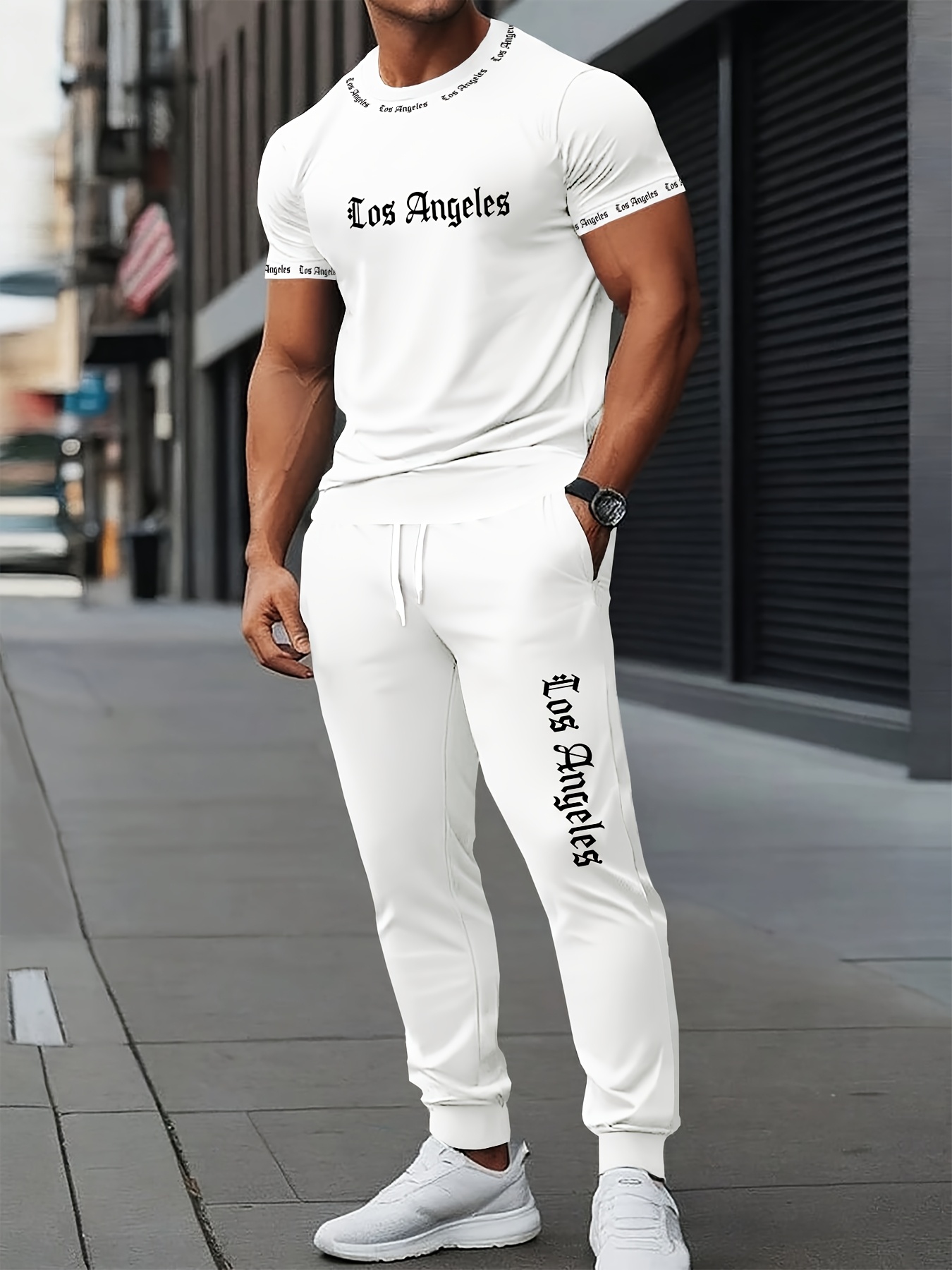 Summer Goth Clothing - Conjunto de camiseta y pantalones con