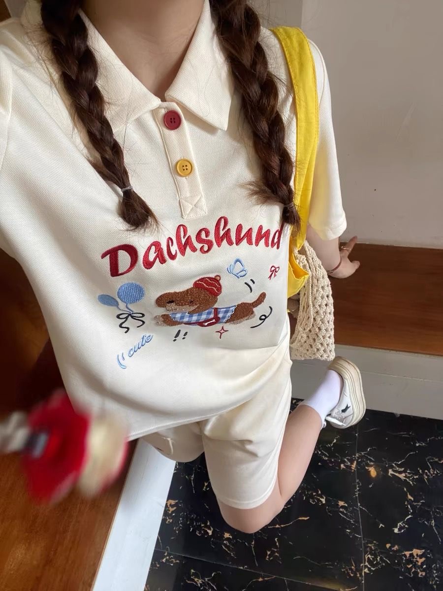 Summer Clothing In Japan - Conjunto de 2 piezas de camisa