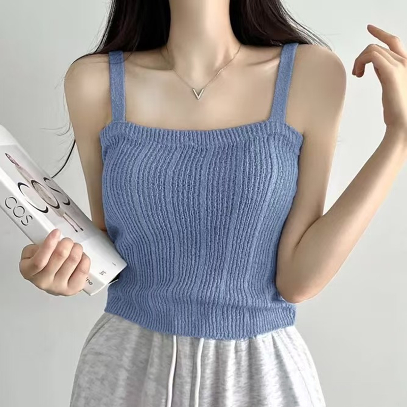 Summer Clothing Teens - Camisola de punto para mujer adolescente