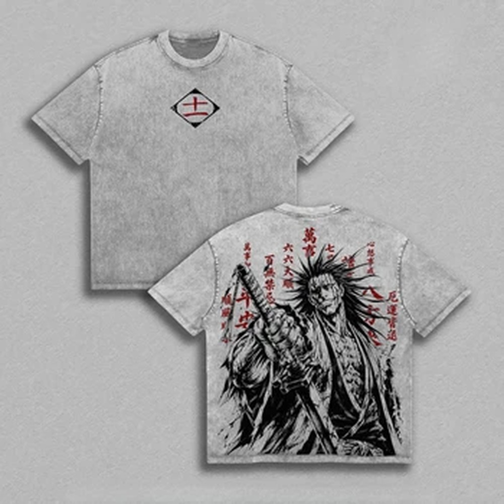 Summer Clothing Italy - Camiseta de Anime Zaraki Kenpachi BLEACH,