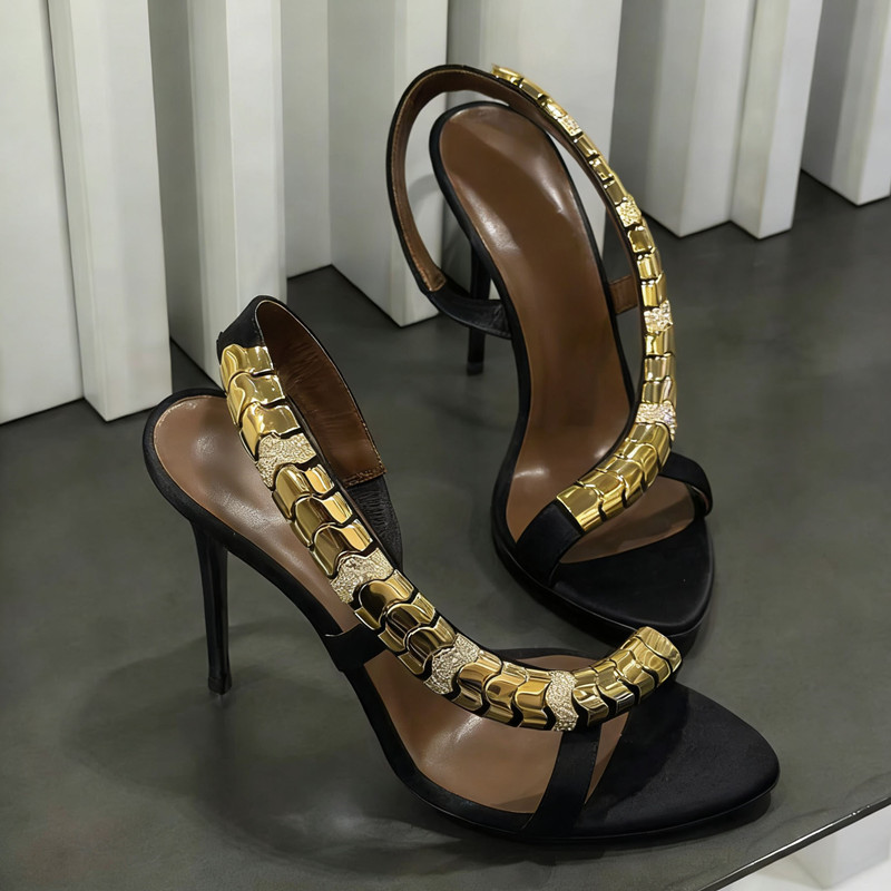 Sandalias de gladiador de saté - Summer Clothing For Petite Women reseña y precio