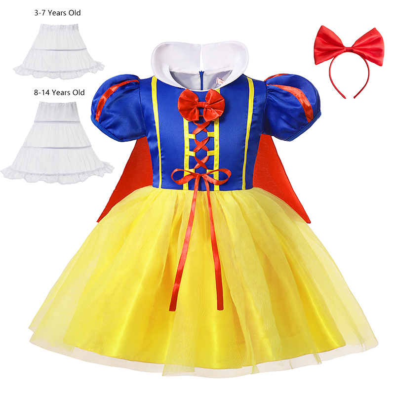 Vestido de princesa Blancaniev - Summer Kids Clothing reseña y precio