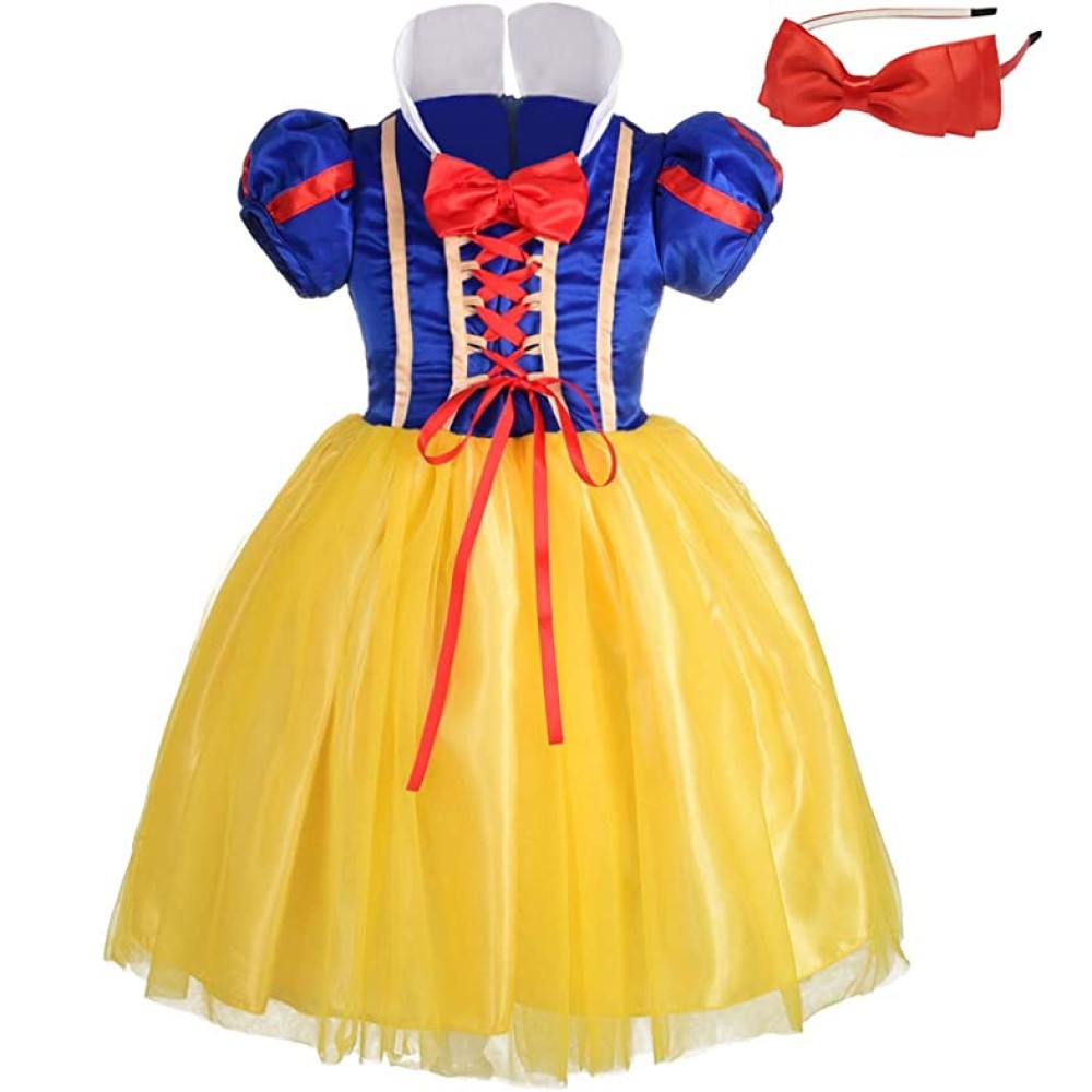 Vestido de princesa Blancaniev - Summer Kids Clothing reseña y precio
