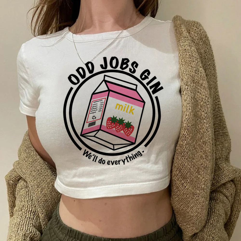Camiseta Corta con Estampado d - Summer Clothing Teens reseña y precio