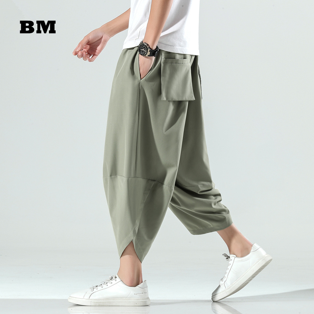 Pantalones bombachos sueltos y - Japanese Summer Clothing Men reseña y precio