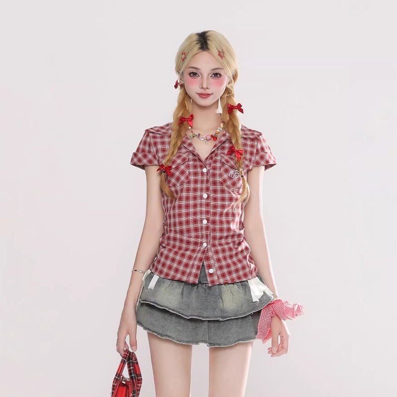 Camisa a cuadros gótica vintag - Summer Goth Clothing reseña y precio