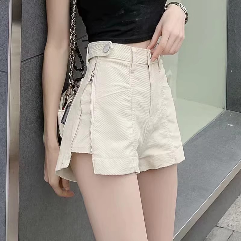 Shorts de mezclilla rectos par - Summer Clothing Design reseña y precio
