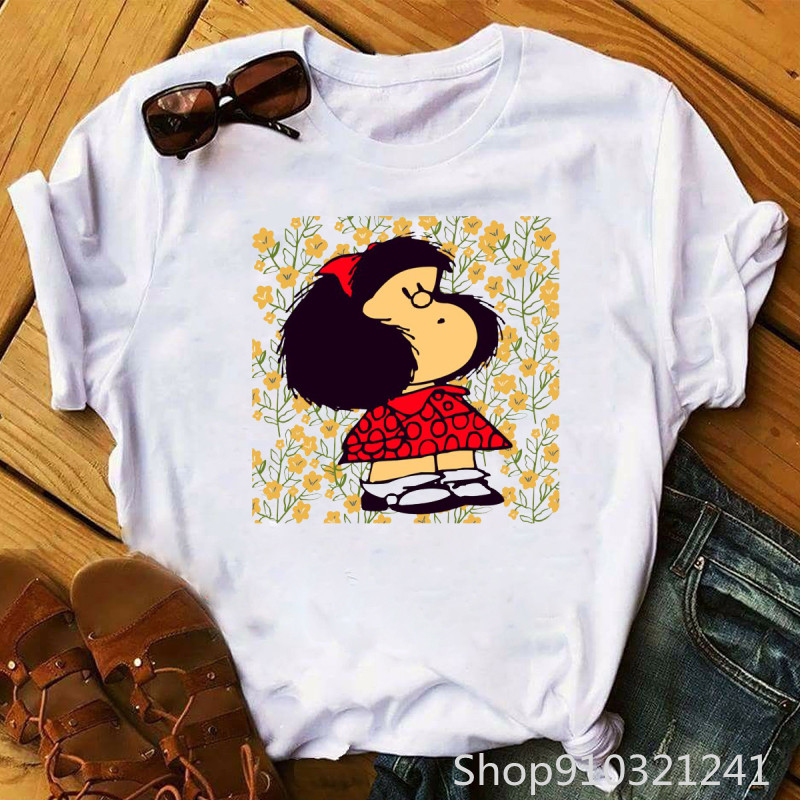 Camiseta Rock Roll Mafalda con - Summer Clothing Teens reseña y precio