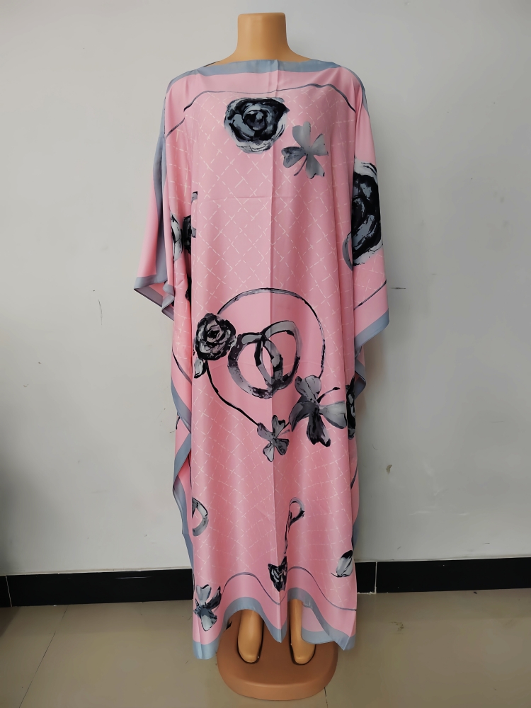 Vestido largo de seda estampad - Summer Clothing Recommendations reseña y precio