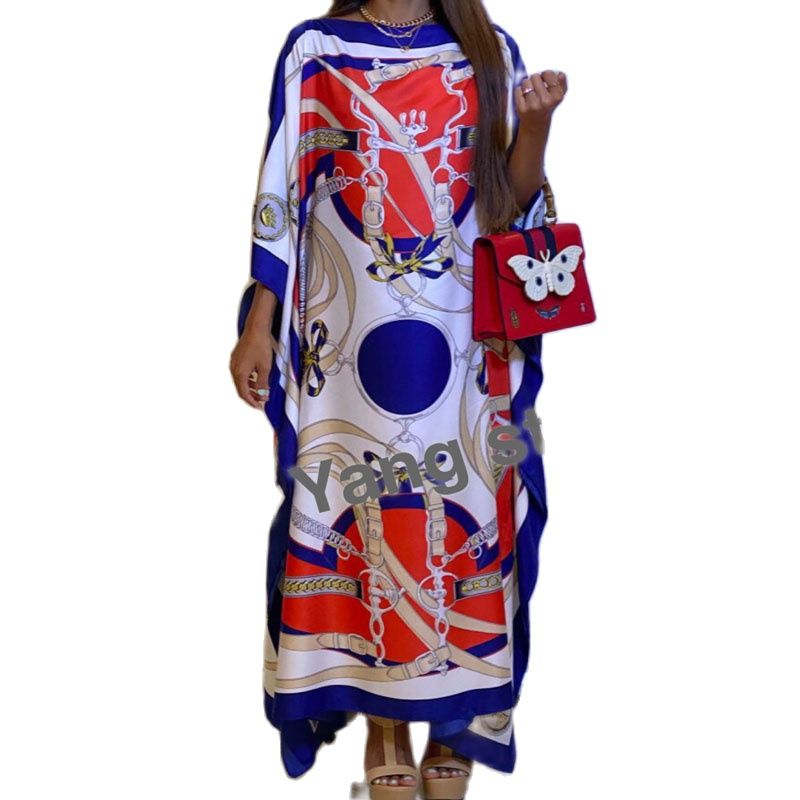 Vestido largo de seda estampad - Summer Clothing Recommendations reseña y precio