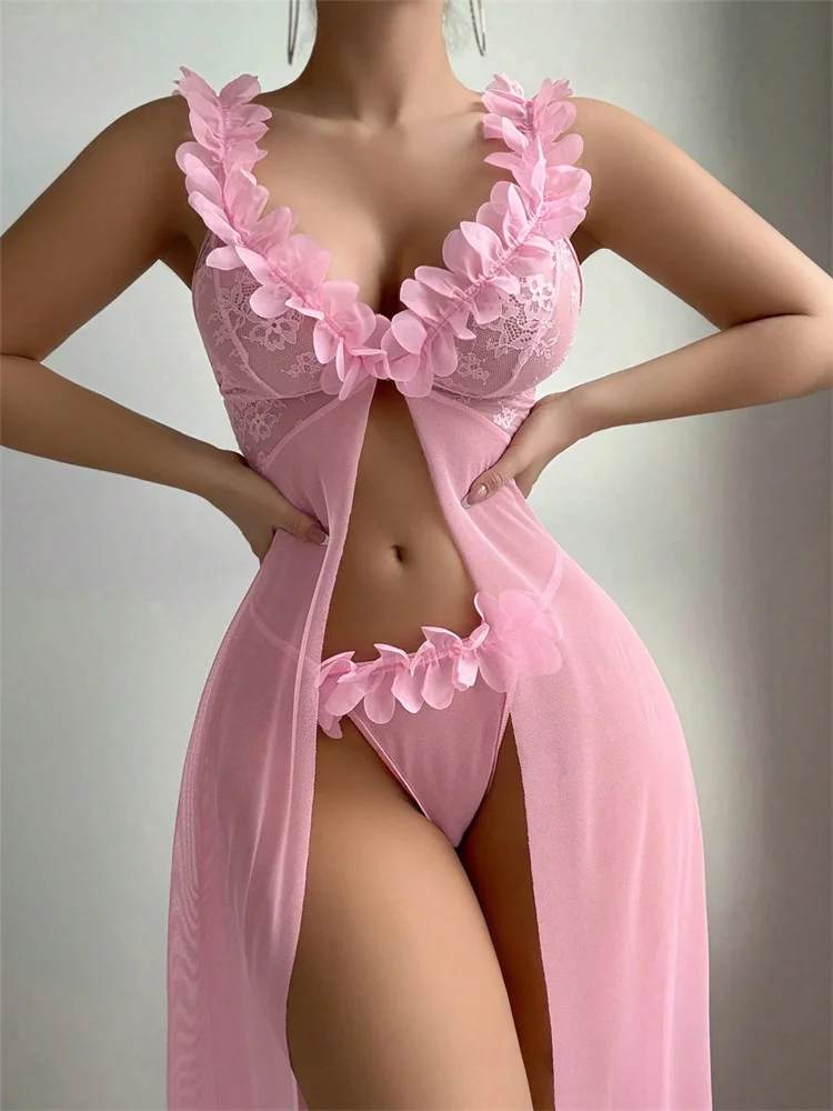 Camisones de encaje floral ros - Summer Clothing For Petite Women reseña y precio