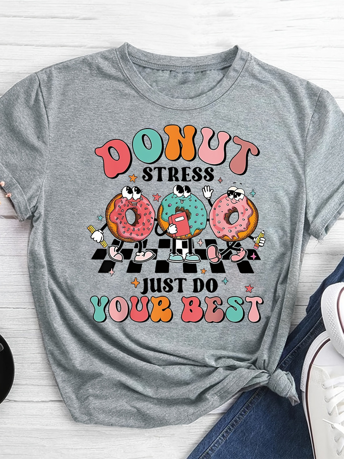 Camiseta con estampado de donu - Summer Loving Clothing reseña y precio