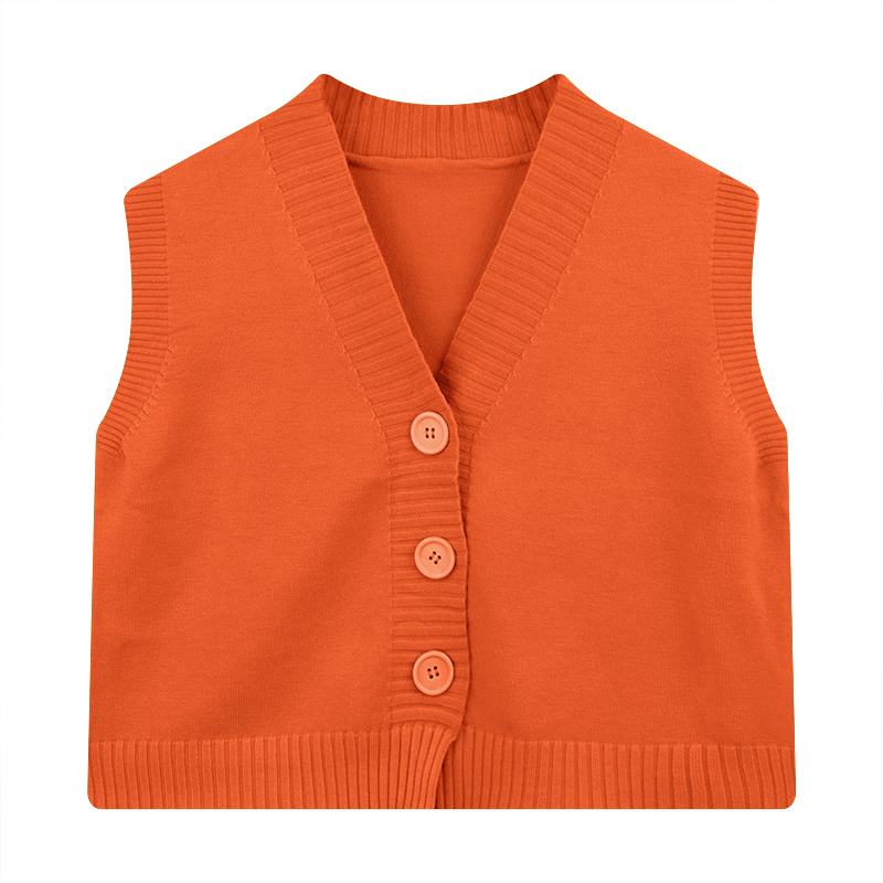 Chaleco tipo suéter con botone - Summer Clothing Teens reseña y precio