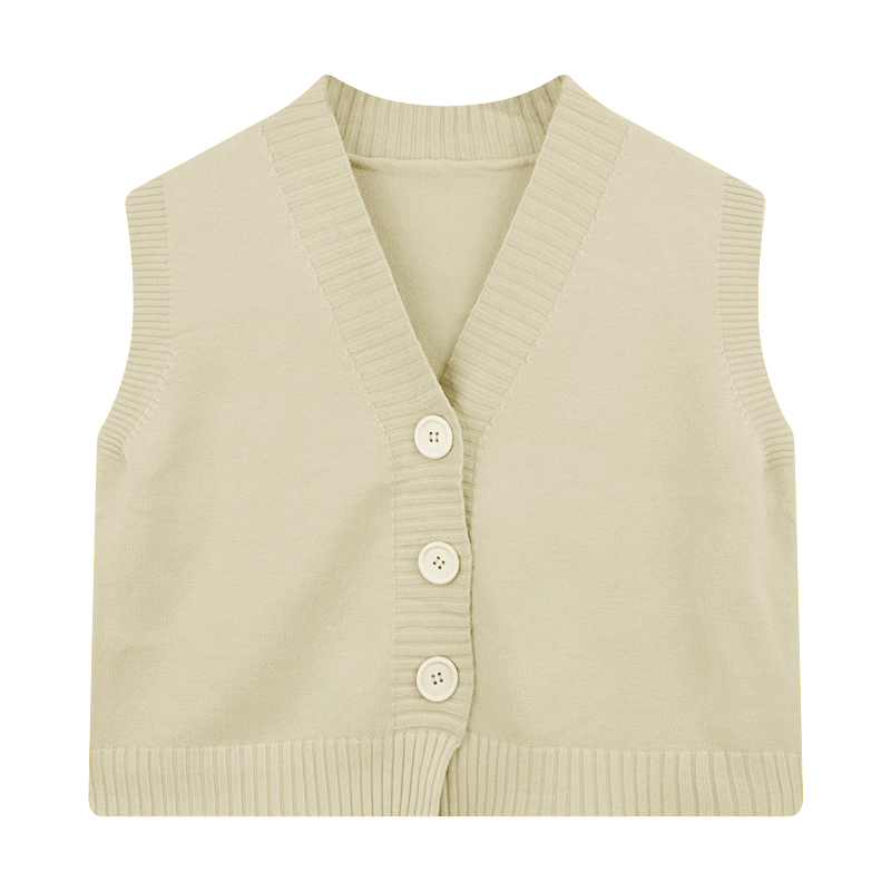Chaleco tipo suéter con botone - Summer Clothing Teens reseña y precio
