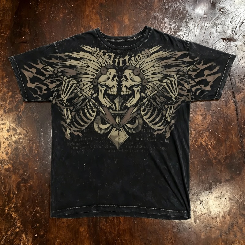 Camiseta de Cuello Redondo par - Summer Goth Clothing reseña y precio