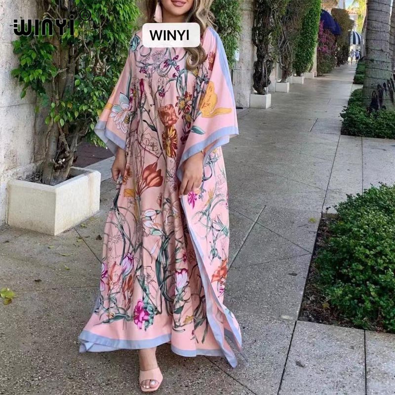 Vestido largo de seda estampad - Summer Clothing Recommendations reseña y precio