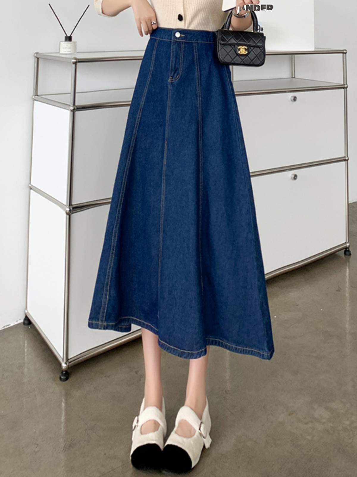 Falda Midi de Mezclilla de Cin - Summer Clothing Recommendations reseña y precio