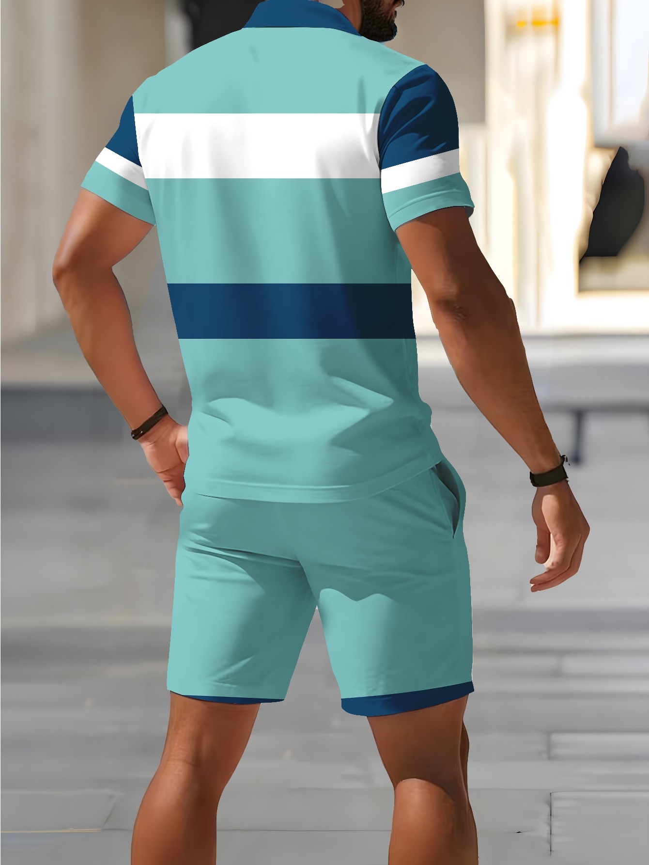 Conjunto de Polo para Hombre V - Summer Clothing Design reseña y precio