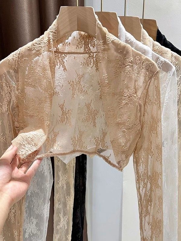 Nuevo Cárdigan de Encaje con B - Summer Goth Clothing reseña y precio