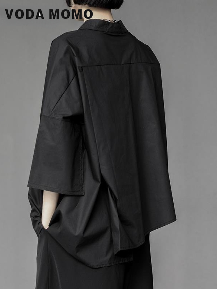 Y2K-Blusa holgada de gasa para - Summer Goth Clothing reseña y precio