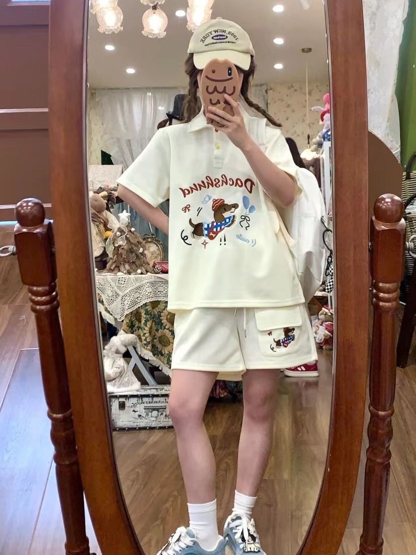 Conjunto de 2 piezas de camisa - Summer Clothing In Japan reseña y precio